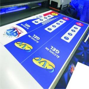 placa impressa 1mm Poliestireno   Fosco  